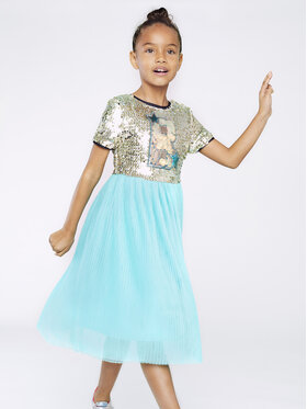 Billieblush Billieblush Sukienka codzienna U12764 Zielony Regular Fit