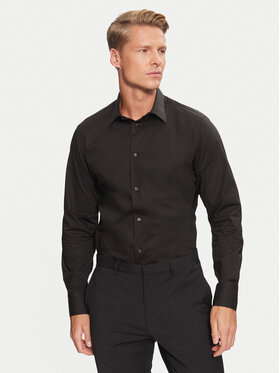 Liu Jo Liu Jo Cămașă QXX007 T2662 Negru Slim Fit
