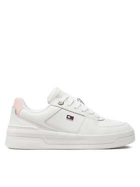 Tommy Hilfiger Tommy Hilfiger Αθλητικά Flag Basket Sneaker FW0FW08081 Εκρού