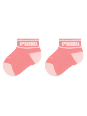 Puma Set 2 Parov Otroških Visokih Nogavic Baby Wording Sock 2P 935479 Roza