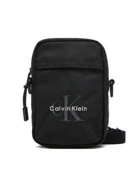 Calvin Klein Calvin Klein Kotike Bold Logo Nylon Slim Reporter LV04D3231G Must