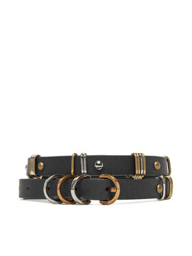 PINKO PINKO Ženski remen Cerise H1.5 Belt 20251 PLT01 104587 A2BA Crna