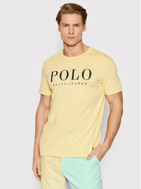 Polo Ralph Lauren Polo Ralph Lauren T-shirt 710860829001 Žuta Slim Fit