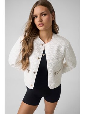 Guess Guess Bunda pro přechodné období 183680 Bílá Classic Fit