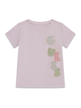 Guess Guess T-Shirt K6GI05 K6YW4 Fialová Regular Fit