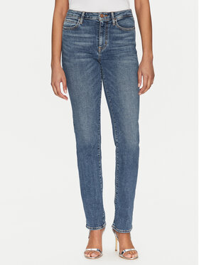 Guess Guess Дънки WBGA08 D4LT0 Син Straight Fit