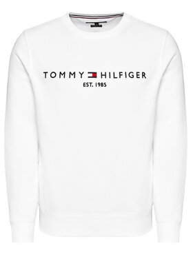 Tommy Hilfiger Majica Dugih Rukava Logo MW0MW11596 Bijela Regular Fit