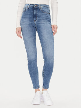 Tommy Jeans Tommy Jeans Farmer Sylvia Hgh Skn Bi0234 Co DW0DW20655 Kék Slim Fit