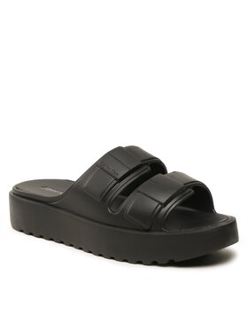 Calvin Klein Calvin Klein Nazouváky Double Strap Slipper HM0HM00967 Černá