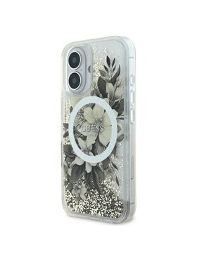 Guess Guess Etui na telefon iPhone 16 Beżowy
