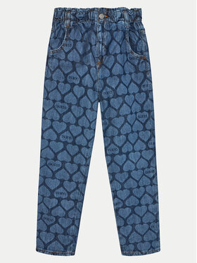 Guess Guess Jeans hlače J4YA13 D4WF0 Modra Relaxed Fit