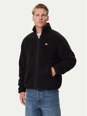 Tommy Jeans Tommy Jeans Полар DM0DM22345 Черен Regular Fit