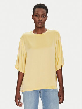 ViCOLO ViCOLO Bluse TD0013 Gelb Relaxed Fit