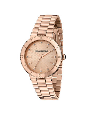 KARL LAGERFELD KARL LAGERFELD Zegarek R0553104503 Różowe złoto