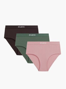 Atlantic Atlantic Figi klasyczne z wysokim stanem outside elastic Brązowy