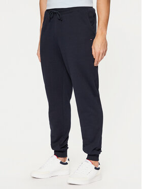 Tommy Hilfiger Tommy Hilfiger Sportinės kelnės Terry MW0MW37236 Tamsiai mėlyna Regular Fit