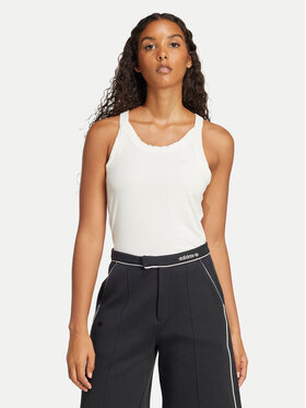 adidas adidas Top Premium Essentials JD4768 Bílá Slim Fit