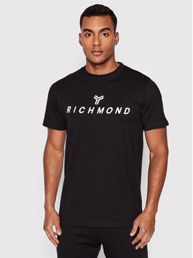 John Richmond John Richmond T-Shirt UMA22103TS Czarny Regular Fit