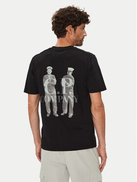 C.P. Company C.P. Company T-Shirt 19CMTS106A006586W Černá Regular Fit