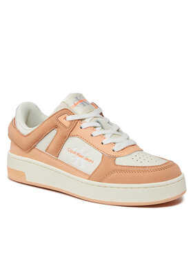 Calvin Klein Jeans Superge Basket Cupsole Low Mix Ml Fad YW0YW01301 Oranžna