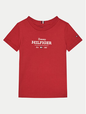 Tommy Hilfiger Tommy Hilfiger Тишърт KB0KB09356 M Червен Regular Fit