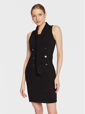 DKNY DKNY Sukienka koktajlowa DD3A1852 Czarny Slim Fit