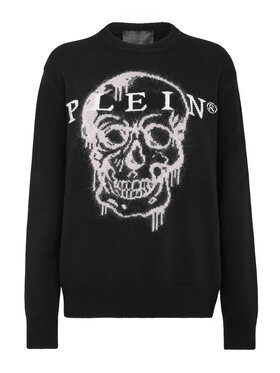 PHILIPP PLEIN PHILIPP PLEIN Longsleeve 2831 Czarny Regular Fit