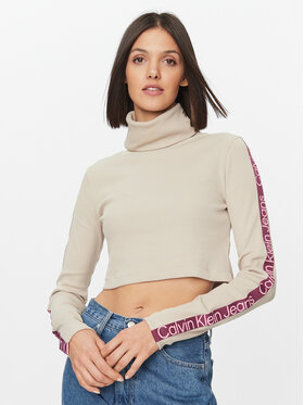 Calvin Klein Jeans Calvin Klein Jeans Поло J20J222729 Бежов Slim Fit
