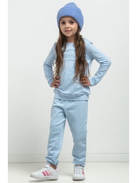 Tessita Tessita Spodnie dresowe SPODNIE MMD38_5_104 Błękitny Relaxed Fit