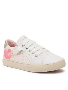 Geox Geox Sneakers J Gisli Girl J024NB0AW54C1364 S Weiß