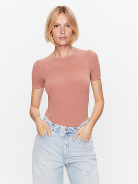 Calvin Klein Calvin Klein T-Shirt K20K205903 Pomarańczowy Regular Fit