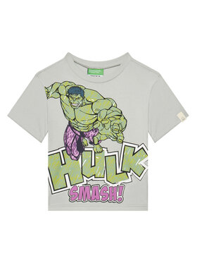 United Colors Of Benetton United Colors Of Benetton T-Shirt 35RYG10I1 Γκρι Regular Fit