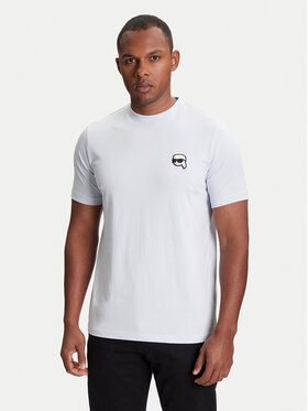 KARL LAGERFELD KARL LAGERFELD Tričko 755710 553224 Tyrkysová Slim Fit
