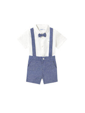 Mayoral Mayoral Set Hemd und Stoffshorts 1226 Himmelblau Regular Fit
