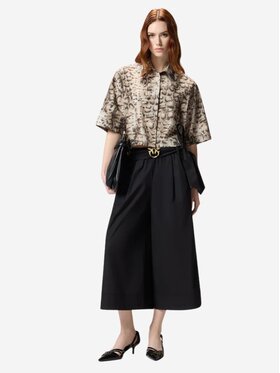 PINKO PINKO Bermuda DOREEN PANTALONE COMFORT POPEL Nero Regular Fit