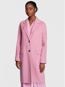 Boss Boss Вовняне пальто Catalla 50461276 Рожевий Regular Fit