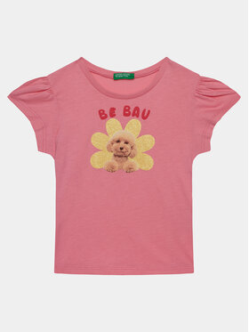 United Colors Of Benetton United Colors Of Benetton T-shirt 3I1XG10DR Rosa Regular Fit