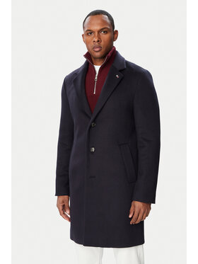 Tommy Hilfiger Tommy Hilfiger Вълнено палто MW0MW40768 Тъмносин Regular Fit