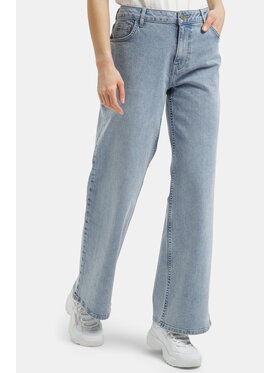 Cross Jeans Cross Jeans Jeansy P 540-017 Niebieski Wide Leg