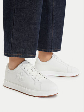 LAUREN RALPH LAUREN LAUREN RALPH LAUREN Sneakersy Ainsley Sk Ltl 802959228001 Bílá