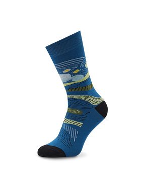 Curator Socks Curator Socks Дълги чорапи unisex Starry Син
