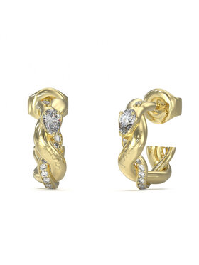 Guess Guess Naušnice JUBE05065JWYGT/U Zlatá