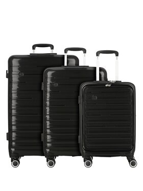 cocoono cocoono Komplet walizek 322980 Czarny
