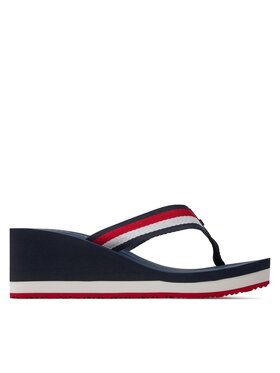 Tommy Hilfiger Tommy Hilfiger Σαγιονάρες Corporate Wedge Beach Sandal FW0FW07987 Έγχρωμο