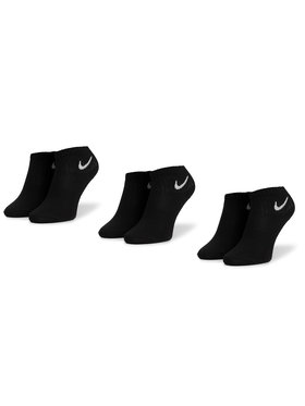 Nike Nike Set de 3 perechi de șosete joase unisex SX7677 010 Negru
