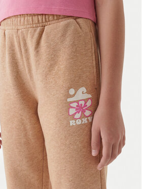 Roxy Roxy Spodnji del trenirke Surf Feeling ERGFB03337 Bež Regular Fit
