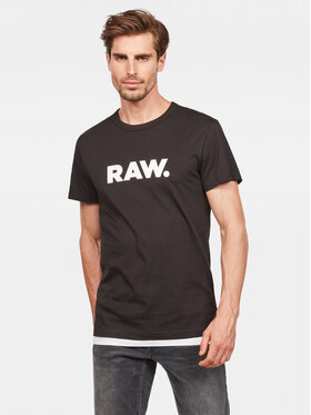G-Star Raw G-Star Raw T-shirt Holorn D08512-8415 Crna Regular Fit