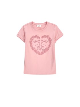 Coccodrillo Coccodrillo T-Shirt ZC6143201WGK-007 Różowy Regular Fit