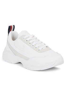 Tommy Hilfiger Tommy Hilfiger Sneakersy Elevated Global Stripes Runner FW0FW07607 Biały