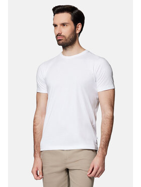 Lancerto Lancerto T-Shirt Kenneth TS073124000022 Biały Regular Fit